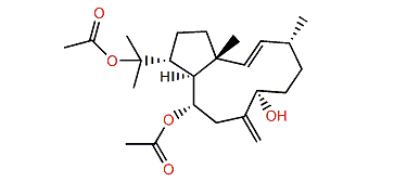 (1R,2E,4R,7R,10S,11S,12R)-10,18-Diacetoxy-7-hydroxy-2,8(17)-dolabelladiene
